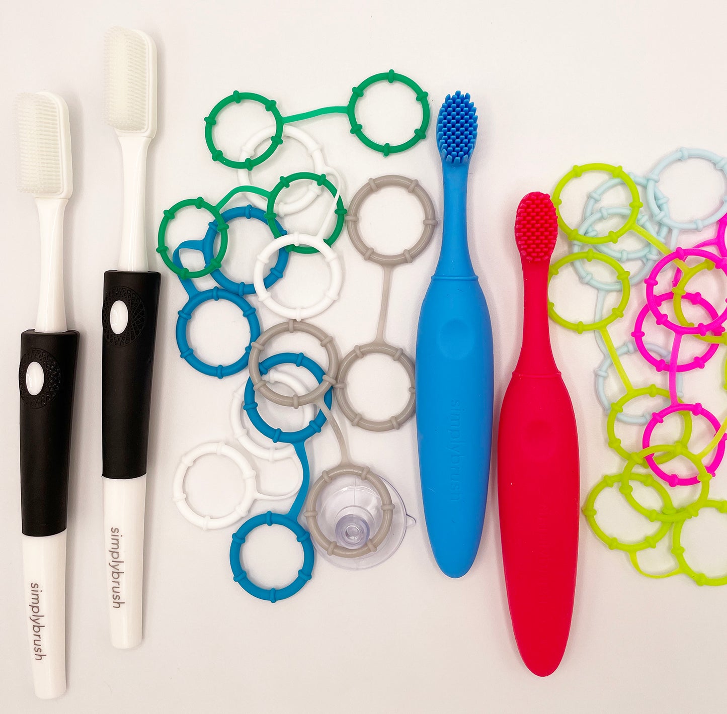 SimplyBrush Kids: Gentle Silicone Toothbrush for Teething Babies
